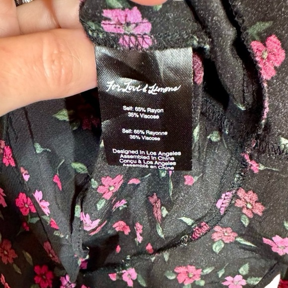 For Love & Lemons Isabella Ruched Corset Hook and Eye Top in Cherry Blossom - Picture 11 of 14